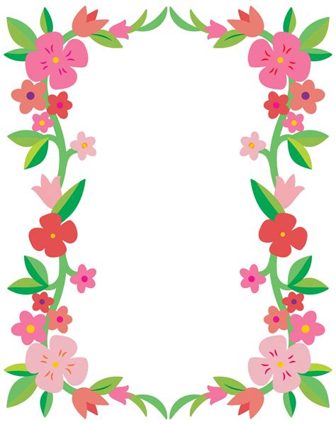 Flower Clipart Border