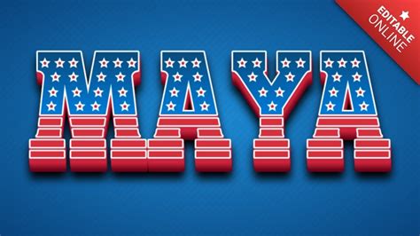 Maya Text Tutorial 的图像结果