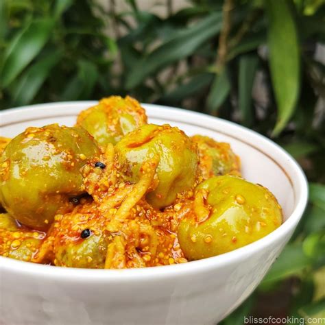 Lasoda Achaar - Bliss of Cooking