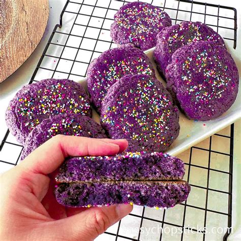 Ube Cookies Recipe: Delicious Purple Yam Dessert - Sassy Chopsticks