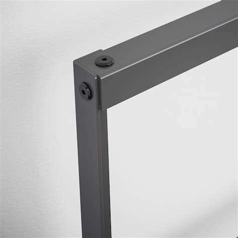 GRIMSBU bed frame, grey/Luröy, 140x200 cm (551/8x783/4") - IKEA
