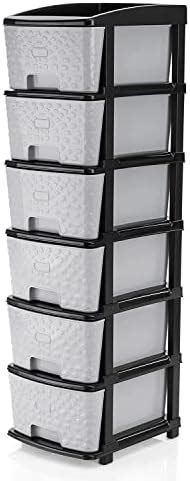 JUTERI Plastic Studio 6 XL Free Standing Chest of Drawers (30 Cm X 38 ...