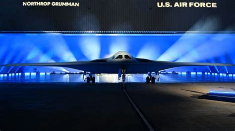 Pentagon debuts its new stealth bomber, the B-21 Raider
