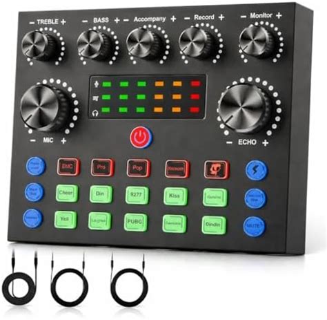 MOCKING BIRD V8s Sound Card Audio Interface - Bluetooth Live Sound ...