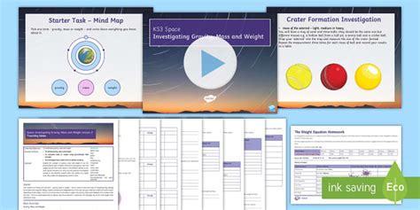 Investigating Gravity, Mass and Weight | KS3 Space | Beyond