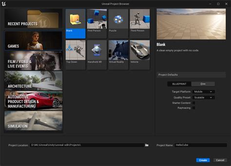 Image result for How to Create Basic App in Unreal Engine