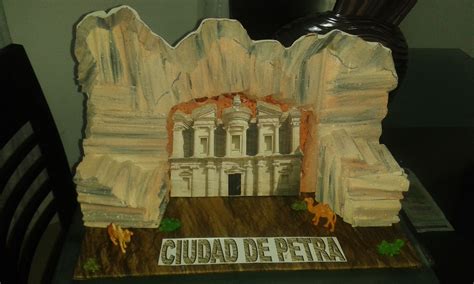 Maqueta de la ciudad de Petra