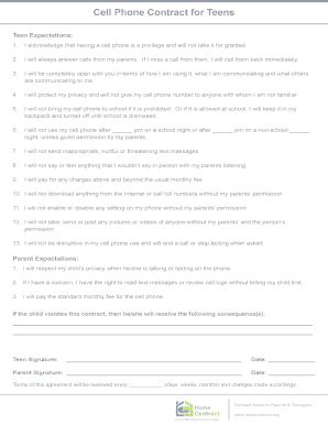 Cell Phone Contract Template 2020-2026 - Fill and Sign Printable ...