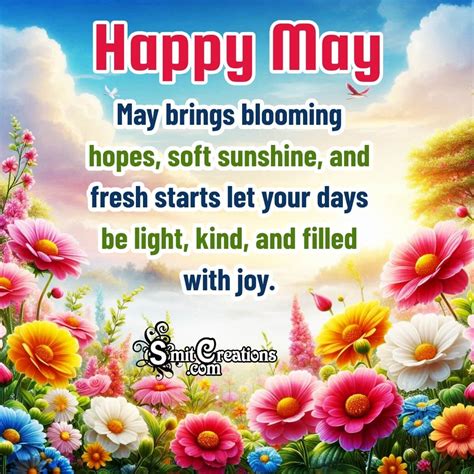 May Month Wishes - Smit Creations – Your Daily Dose of Fun.