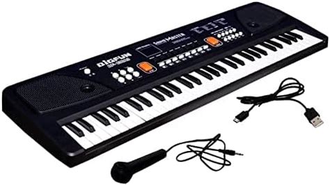 Ollies Electronic Digital Piano Keyboard 49 Keys- Multi-Function ...