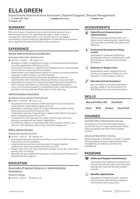 22 Administrative Assistant Resume Examples & Guide for 2025
