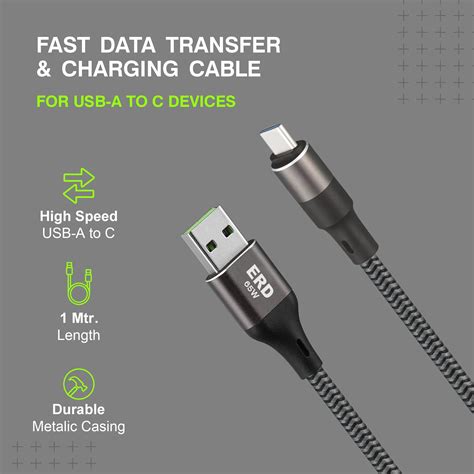 ERD USB-C Cables | High-Speed Charging & Data Transfer