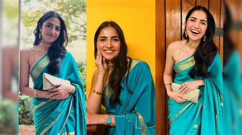 ಸೀರೆಯುಟ್ಟ ಸ್ವಪ್ನ ಸುಂದರಿ ರುಕ್ಮಿಣಿ ವಸಂತ್! ಅವಾರ್ಡ್ ಗೆದ್ದ ಖುಷಿಯಲ್ಲಿ ನಟಿ ...