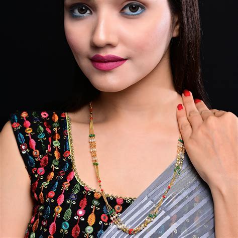 Traditional Multicolour Necklace Mala For Women – KHUSHI JEWELLERS