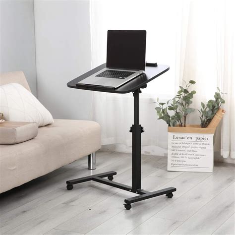 Furist Adjustable Overbed Bedside Table Rolling India | Ubuy