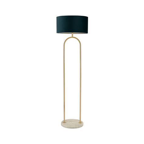 Soma Black and Brass Floor Lamp | The Lighting Centre NZ