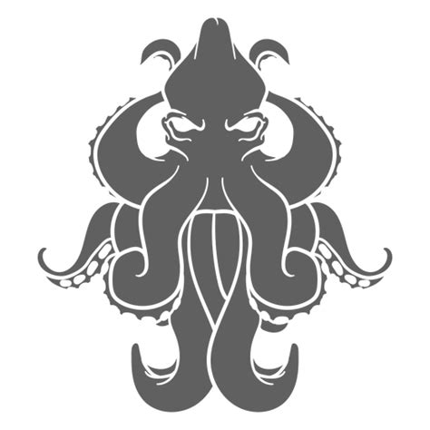Folklore Creature Kraken Standing Icon Transparent PNG & SVG Vector