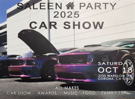 Saleen Open House Car Show, 2735 Wardlow Rd, Corona, CA 92882-2869 ...