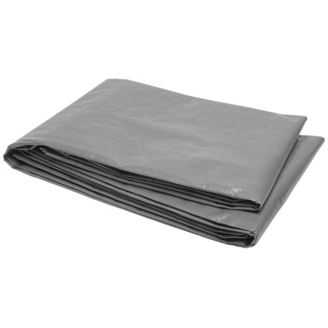 RoadPro 10-ft x 12-ft Gray Water resistant Commercial Plastic 6-mil ...