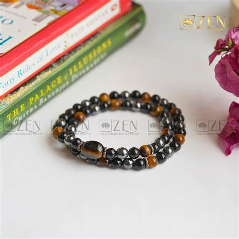 Triple Protection with Tiger Eye Tumble Bracelet – Stylish | The Zen ...