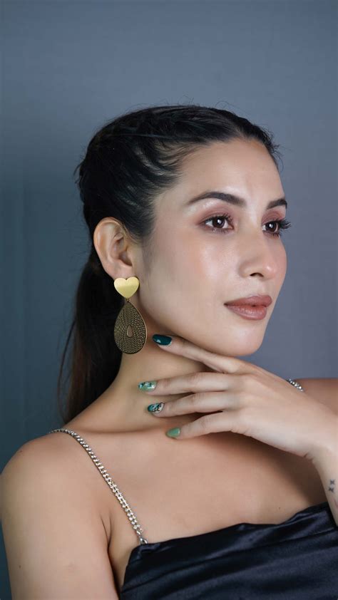 Heart Drop Earrings – Spadesjewels.com