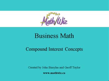 Image result for Compounding Period Business Math
