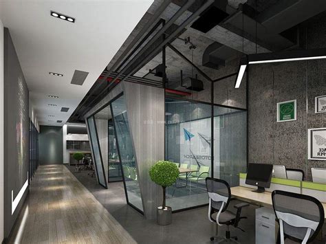 北京华远佳业800平办公楼内部设计效果图 - 设计案例 - 正设计