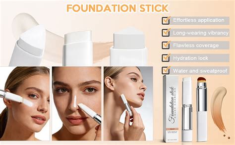 Buy GOAL ZONE Blanc Cover Cream Stick V White -2 In 1 Korean Color ...