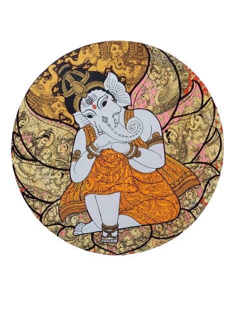 Experience the Mystical Realm of Lord Ganesh | Kalamkari Art
