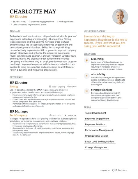 3 HR Director Resume Examples & How-To Guide for 2024