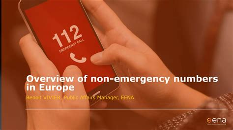 EENA 2021: Non-emergency numbers (1/4) | PPT