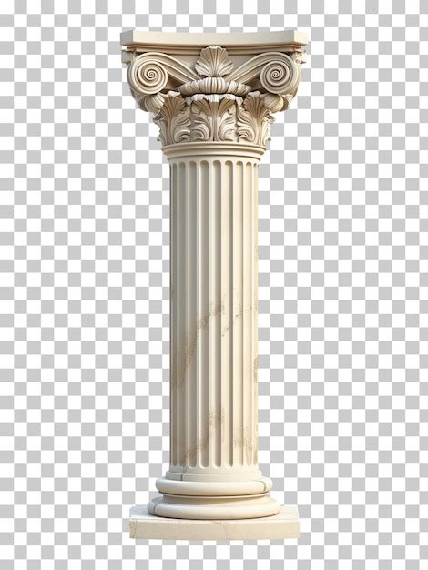 Coluna grega isolada em fundo transparente png psd | PSD Premium gerado ...