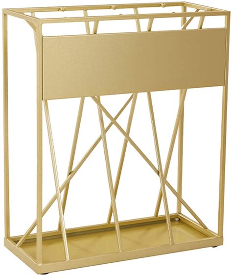 INDIAN DECOR. 509725 Umbrella Stand Golden Umbrella Stand, Hollow ...