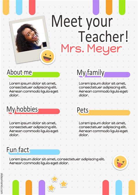 Meet The Teacher Templates (Free) – Google Docs, Canva & PDF [2025-2026]