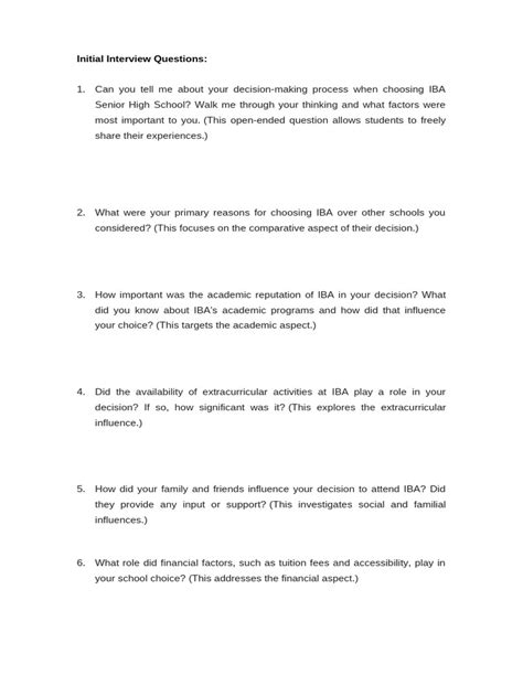 Image result for Sample Initial Interview Questions