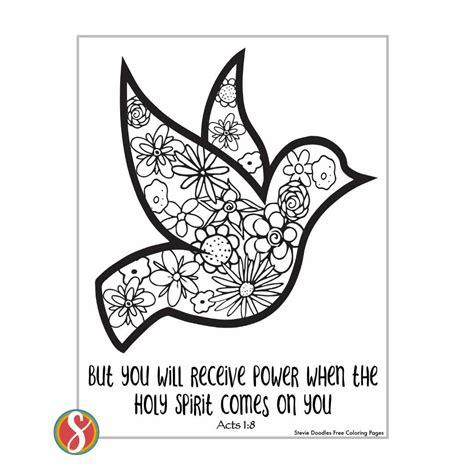 Holy Spirit Coloring Holy Spirit Coloring Page – Free Clipart