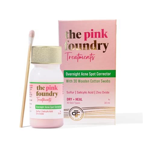 The Pink Foundry Acne Spot Corrector with Salicylic Acid & Sulfur for ...