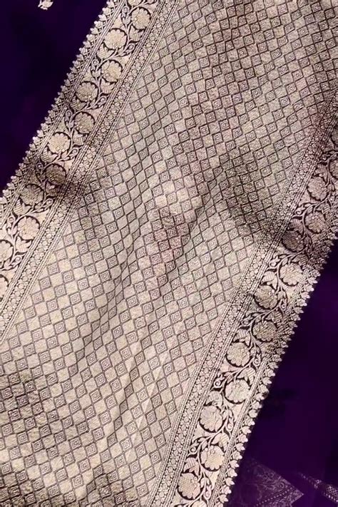 Orchid Glow Banarasi Silk Saree – zoyaclothing