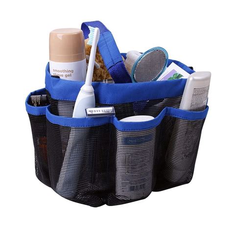 KREEZA Quick Dry Hanging Toiletry and Bath Organizer with 8 Storage ...