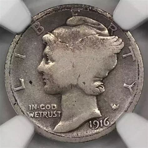 1916-D Mercury Dime NGC GOOD-Details - Old Pueblo Coin