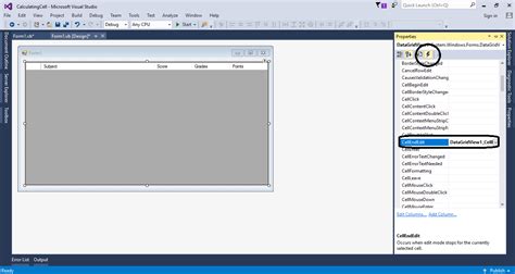 Visual Studio Code for a DataGridView 的图像结果