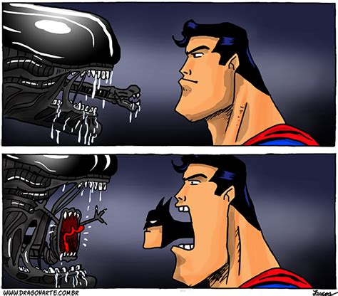 Image result for Alien Slug vs Superman