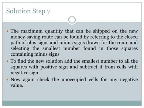 Image result for Transportation LP Problem Optimal Test Steeping Stone