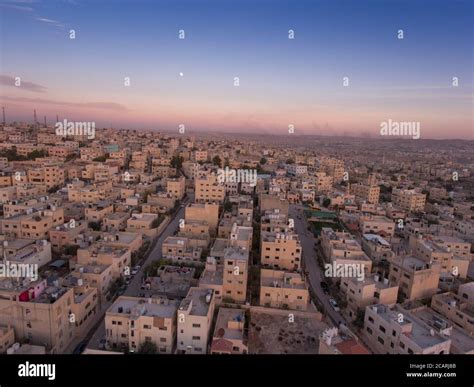 The sprawling city of Zarqa, Jordan is a separate municipality from the ...