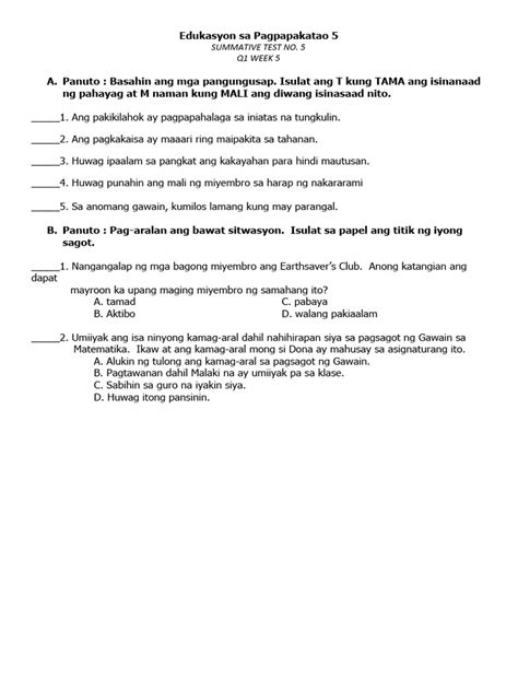 Image result for ESP 5 Quarter 4 Week 1 Module