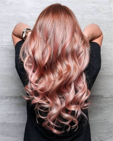 Pics Of Rose Gold Hair Color at Marco Flowers blog