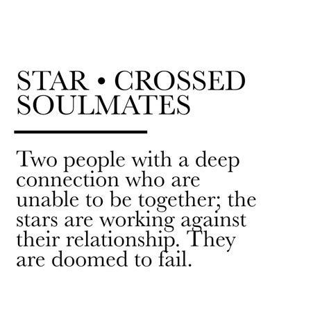 star-crossed soulmates | Star crossed, Writing words, Lovers quotes
