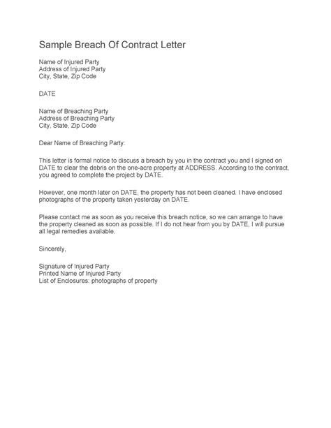 Breach Of Contract