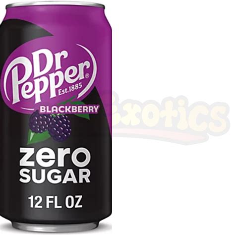 Dr Pepper Blackberry Zero Sugar Limited Edition (355ml): American ...