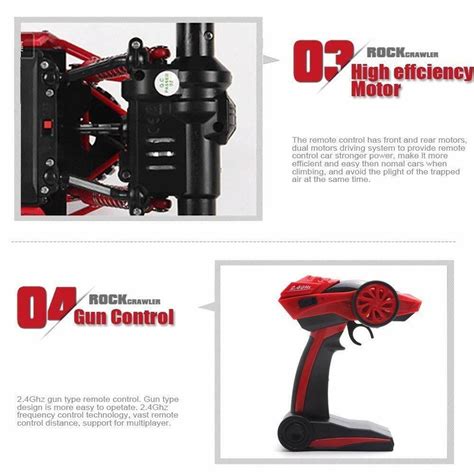 Buy 1/18 RC Monster Truck 4WD Off-Road Vehicle 2.4G Remote Control ...